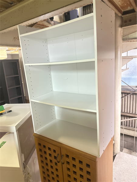 Kệ 3 tầng trắng