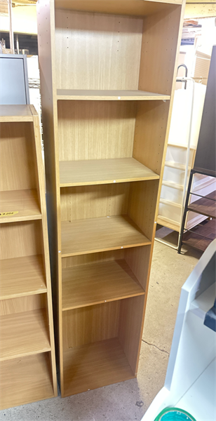 Kệ gỗ 5 ngăn vàng