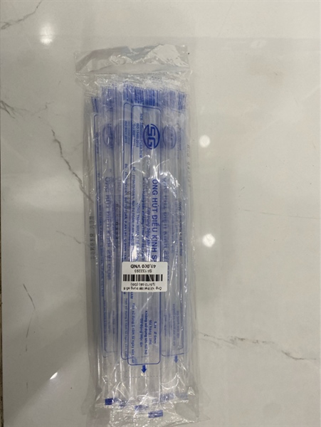 Ống hút điều kinh tiệt trùng số 6 Sài Gòn (gói/10 cái)
