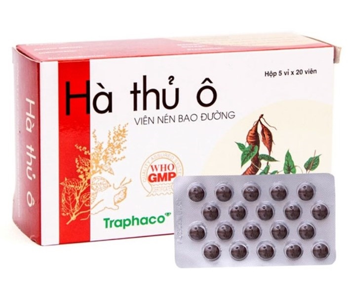 Hà Thủ Ô traphaco điều trị đau lưng, mỏi gối, di mộng tinh
