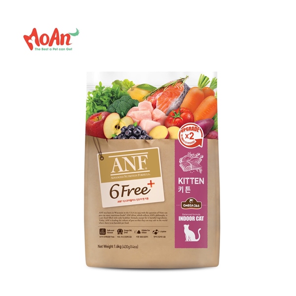 HẠT ANF MÈO CON VỊ CÁ HỒI VÀ GÀ 1.6KG.