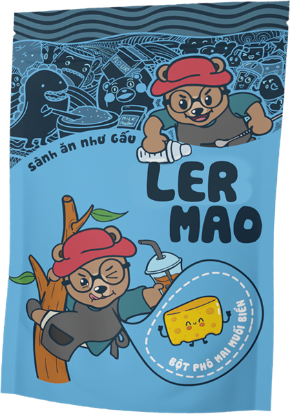 Bột Kem Cheese Vị Muối Biển | Lermao