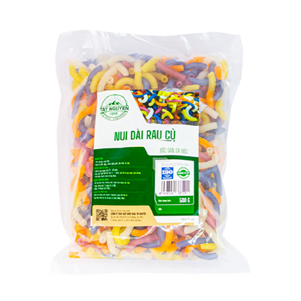 Nui dài rau củ Tây Nguyên Food - 500gr