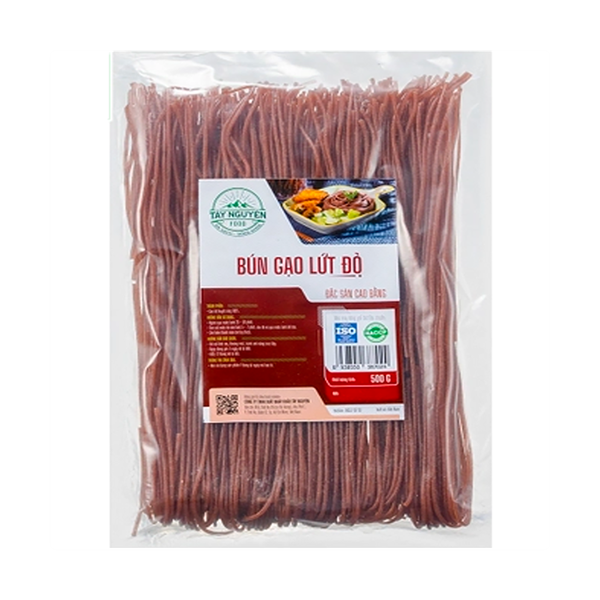 Bún gạo lứt đỏ Tây Nguyên Food - 500gr