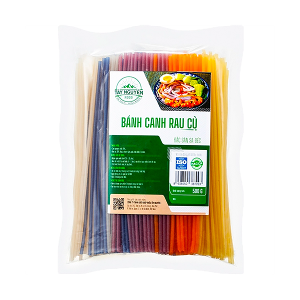 Bánh canh rau củ Tây Nguyên Food - 500gr