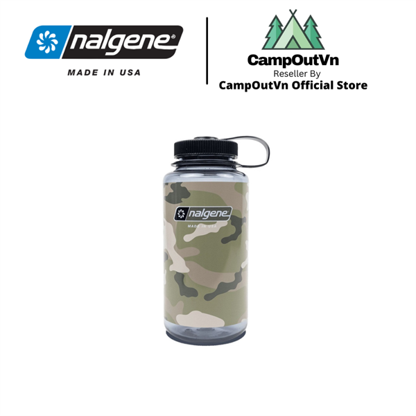 Bình nước Nalgene Camo Print WMB 1L Campoutvn