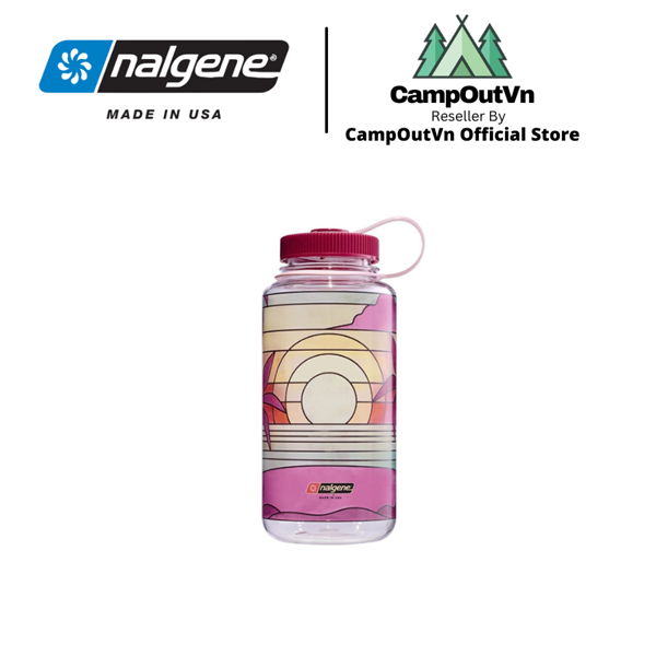Bình nước Nalgene Clear Stained Glass WMB 1L Campoutvn