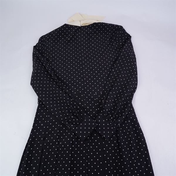 Đầm GG đen chấm bi (BQ) KG+