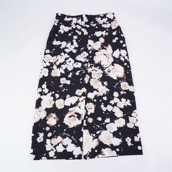 Váy Moschino đen in hoa (BQ) KG+