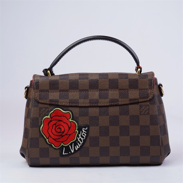 Túi LV Croisette ô vuông nâu in hình (FL3178) sz23 KG+