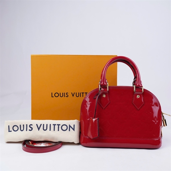 Túi Alma hoa đỏ kèm ổ+ 2 chìa (MI4193) sz23 KG+