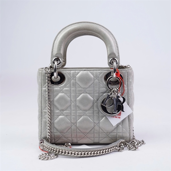 Túi Dior Lady xám (15-BO-1116) szmini +