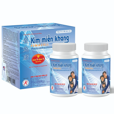 Kim miễn khang (H*2lọ*90viên) (Combo mua 2 lọ tặng 1 hộp 3 vỉ)- NPP Á Âu