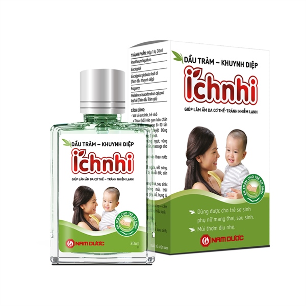 Dầu tràm khuynh diệp ích nhi 30ml - Nam Dược
