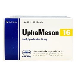 Uphameson 16 (Methylprednisolon 16mg) (Hộp 10 vỉ x 10 viên) - Uphace/TW 25 2