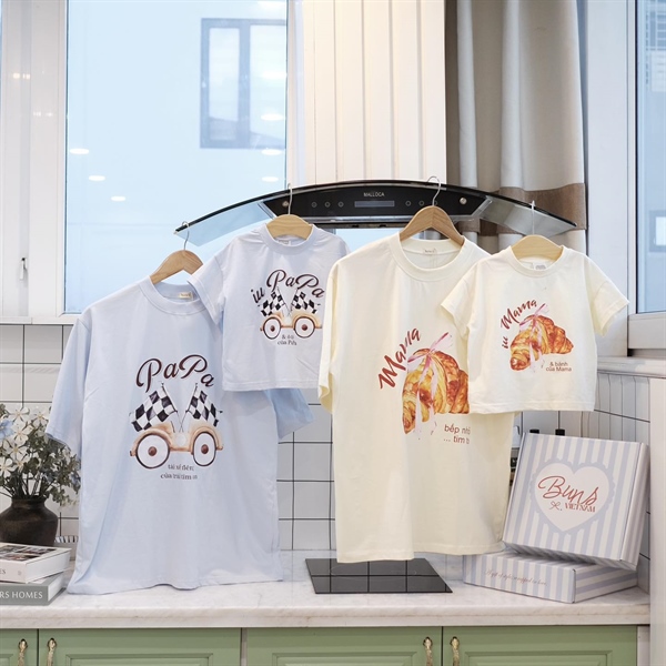ÁO THUN MAMA/PAPA BỐ MẸ