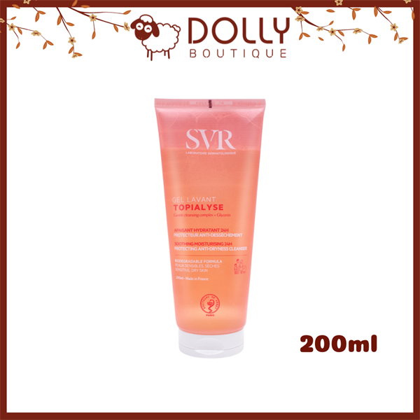 Gel Rửa Mặt Dành Cho Da Nhạy Cảm Và Da Khô SVR Topialyse Gel Lavant Cleansing - 200ml