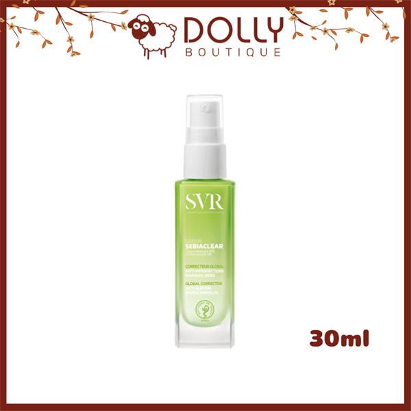 Tinh Chất Giảm Mụn Làm Mờ Thâm Sạm Và Mềm Mịn Da SVR Sebiaclear Serum 30ml
