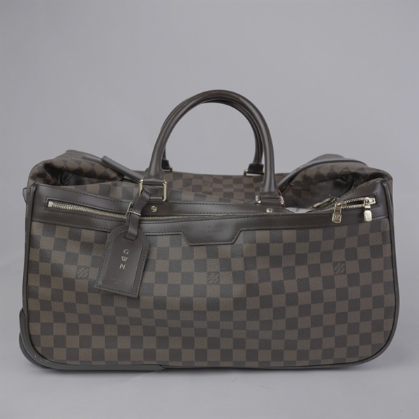 Túi LV du lịch ô vuông nâu kèm ổ+ 2 chìa sz48 KG+