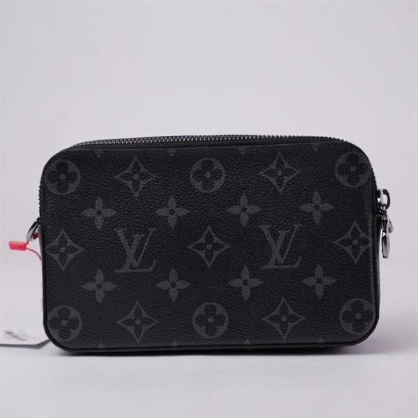 Túi LV đeo chéo hoa đen sz18 (BQ) KG+