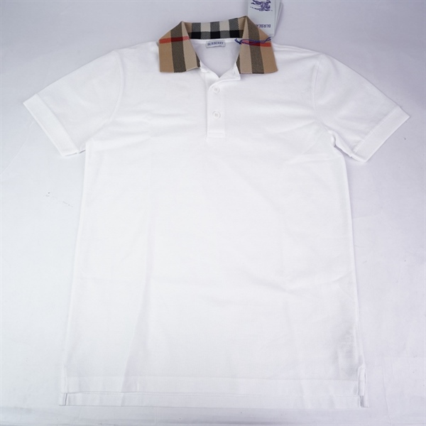 Áo thun BBR trắng cổ sọc (BQ) KG+