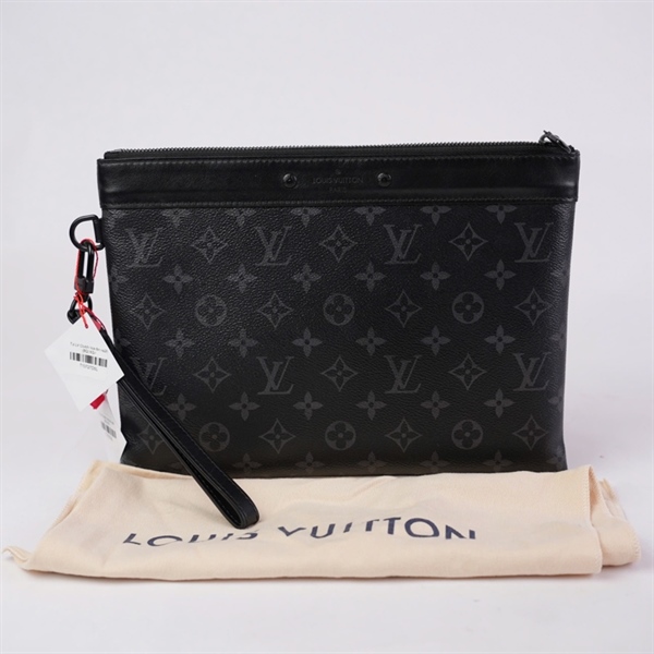 Túi LV Clutch hoa đen sz28 (BQ) KG+