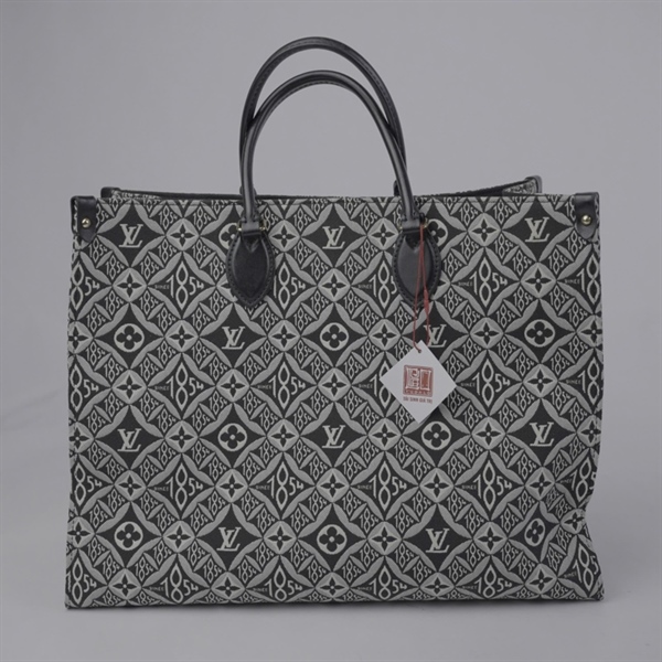 Túi LV Onthego đen hoa trắng (FL0291) sz41 (BQ) KG+