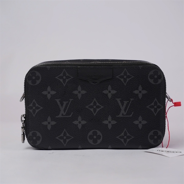 Túi LV đeo chéo hoa đen sz18 (BQ) KG+