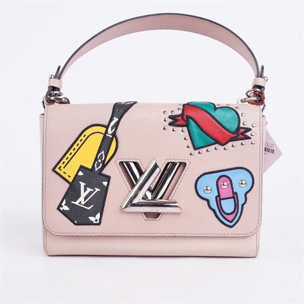 Túi LV Twist hồng in hình (FL3128) sz23 (BQ) KG+