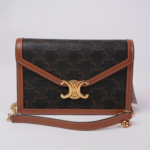 Túi Celine đeo chéo nâu sz19 (BQ) KG+