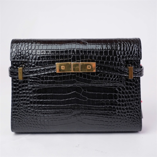 Túi YSL Manhattan đen da trăn (GAB675626-0423) sz24 (BQ) KG+