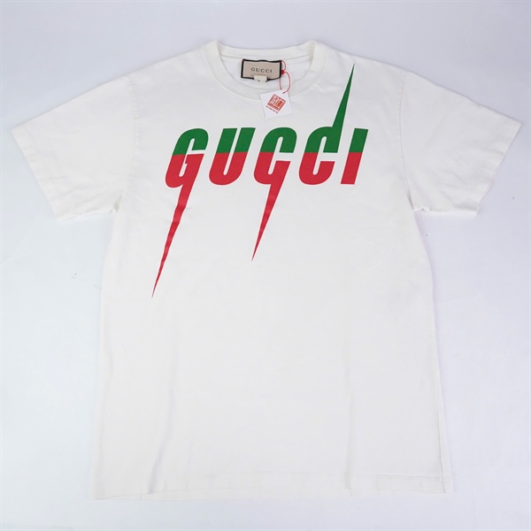 Áo thun GG trắng in chữ (BQ) KG+