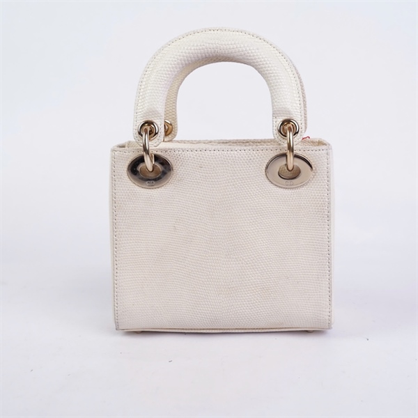 Túi Dior Lady trắng (02-MA-0272) szmini (BQ) KG+