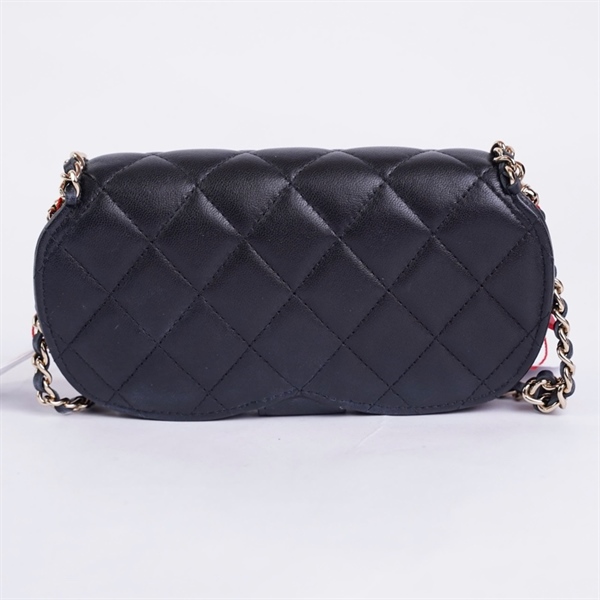 Túi Chanel đeo chéo đen (31965822) sz16 (BQ) KG+