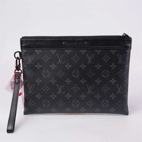 Túi LV Clutch hoa đen sz28 (BQ) KG+