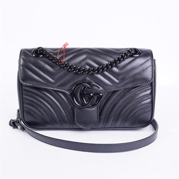 Túi GG Marmont đen (C038785081) sz25 (BQ) KG+