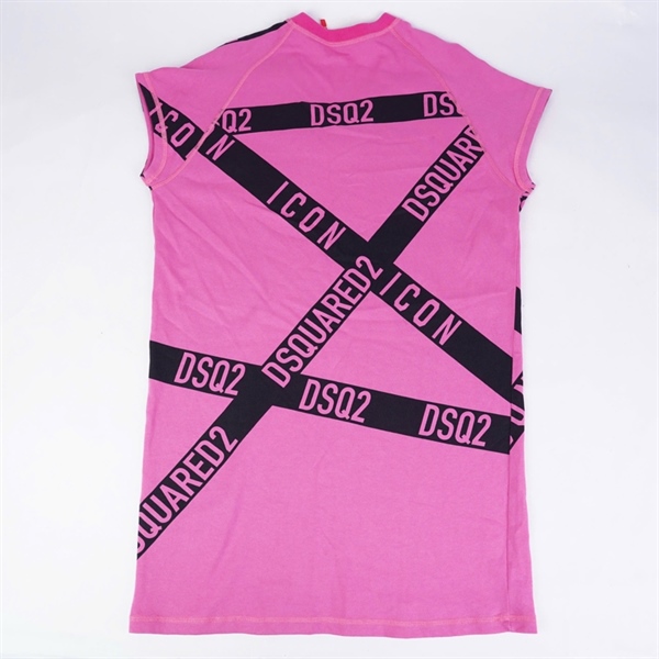 Đầm DSQUARED2 hồng (BQ) KG+