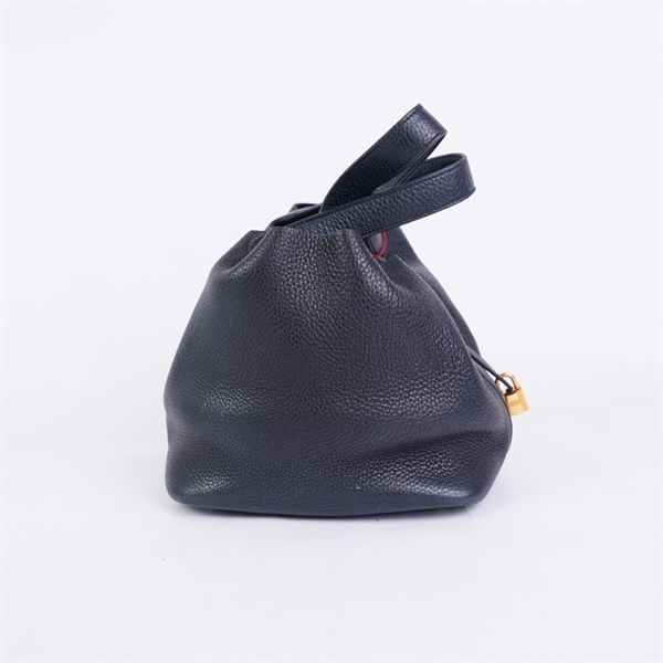 Túi Hermes Picotin đen kèm ổ khóa sz22 (BQ) KG+