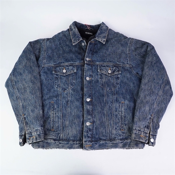 Áo khoác Balenciaga xanh bò (BQ) KG+