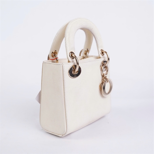 Túi Dior Lady trắng (02-MA-0272) szmini (BQ) KG+