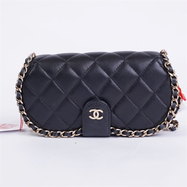 Túi Chanel đeo chéo đen (31965822) sz16 (BQ) KG+