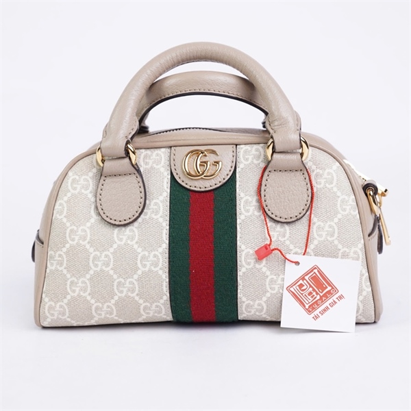 Túi GG Ophidia nude (H039304244) sz21 (BQ) KG+