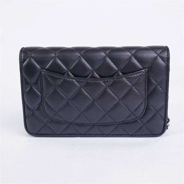 Túi Chanel Woc đen đính charm (NXC9XU69) sz19 (BQ) KG+