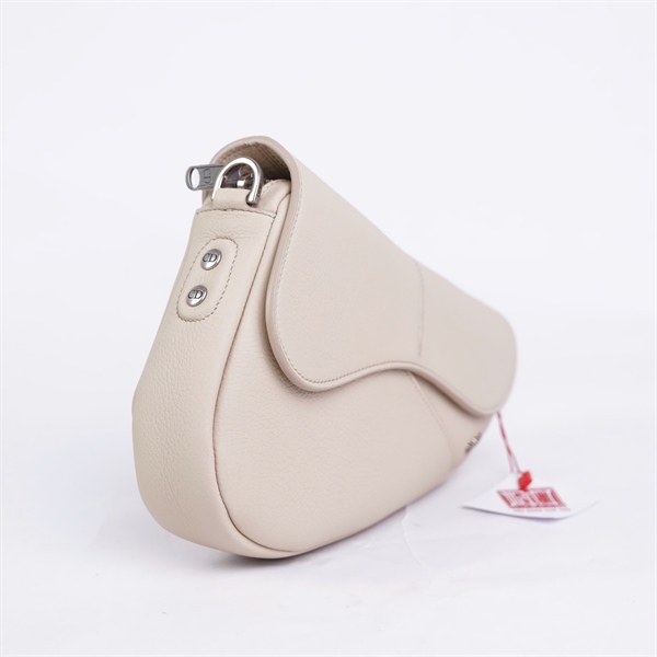 Túi Dior Saddle nude (01-BO-1224) sz12 (miệng túi sz20) (BQ) KG+