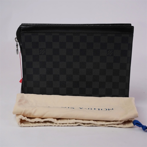 Túi LV Clutch ô vuông đen (FN0270) sz26 (BQ) KG+