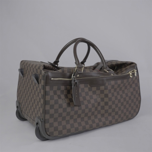 Túi LV du lịch ô vuông nâu kèm ổ+ 2 chìa sz48 KG+