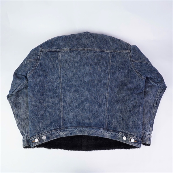 Áo khoác Balenciaga xanh bò (BQ) KG+