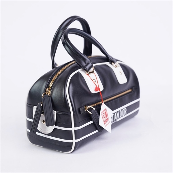 Túi Dior Bowling đen (85MA0212) sz25 (BQ) KG+