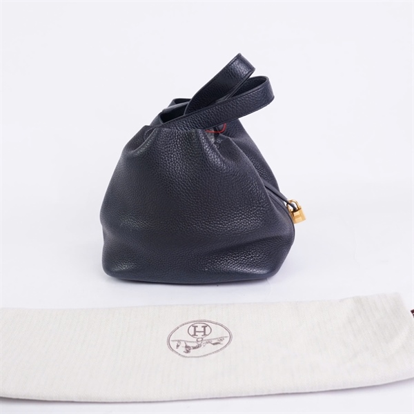 Túi Hermes Picotin đen kèm ổ khóa sz22 (BQ) KG+