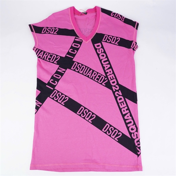 Đầm DSQUARED2 hồng (BQ) KG+